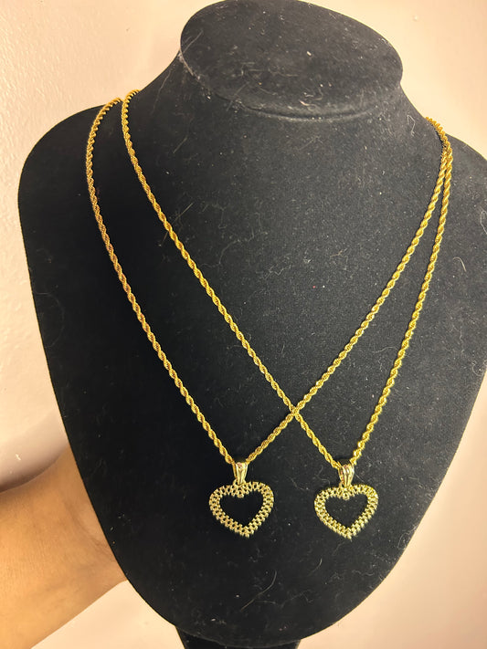 Heart Rolex necklace