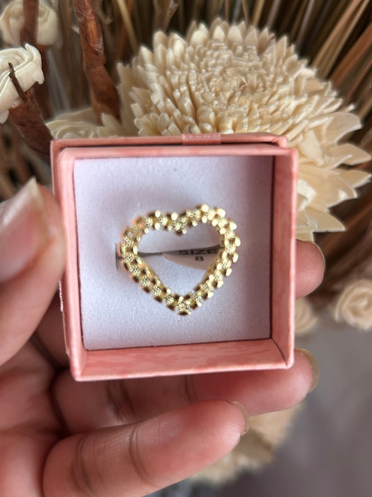 Heart Rolex ring