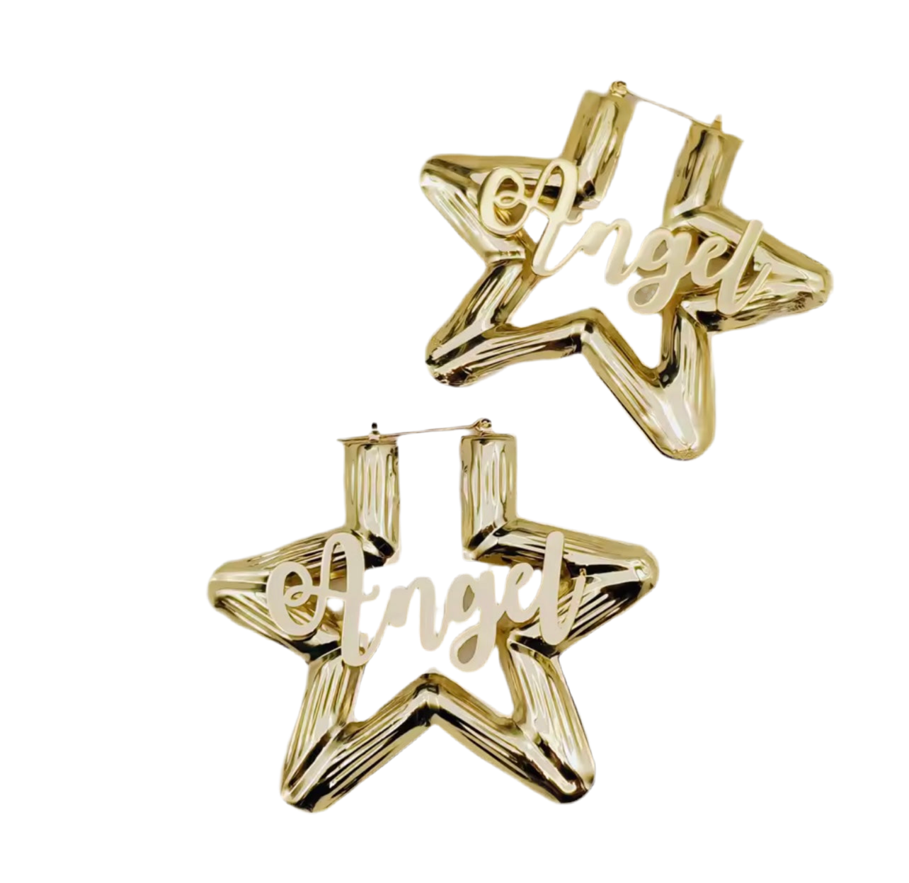 Star name earrings ￼