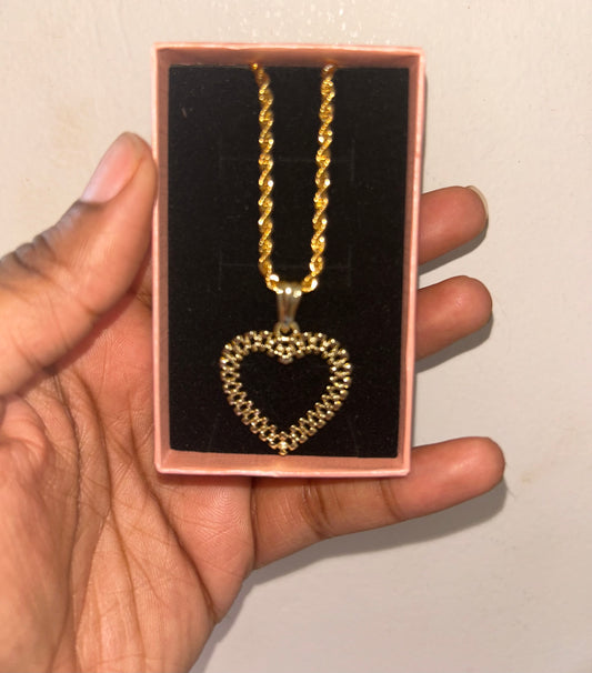 Heart Rolex necklace