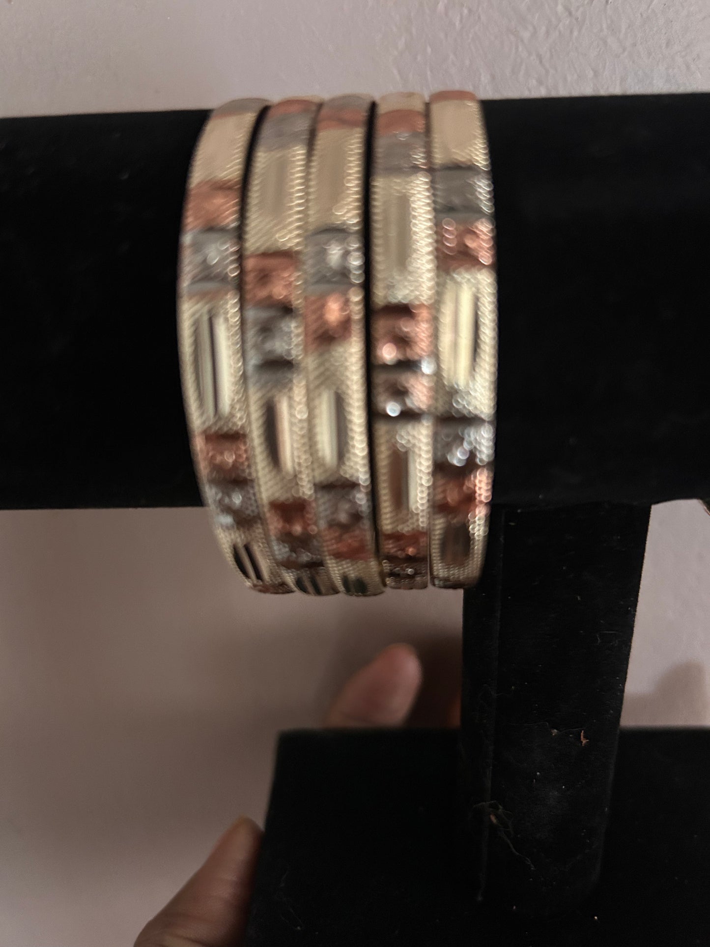 Tri color bangles
