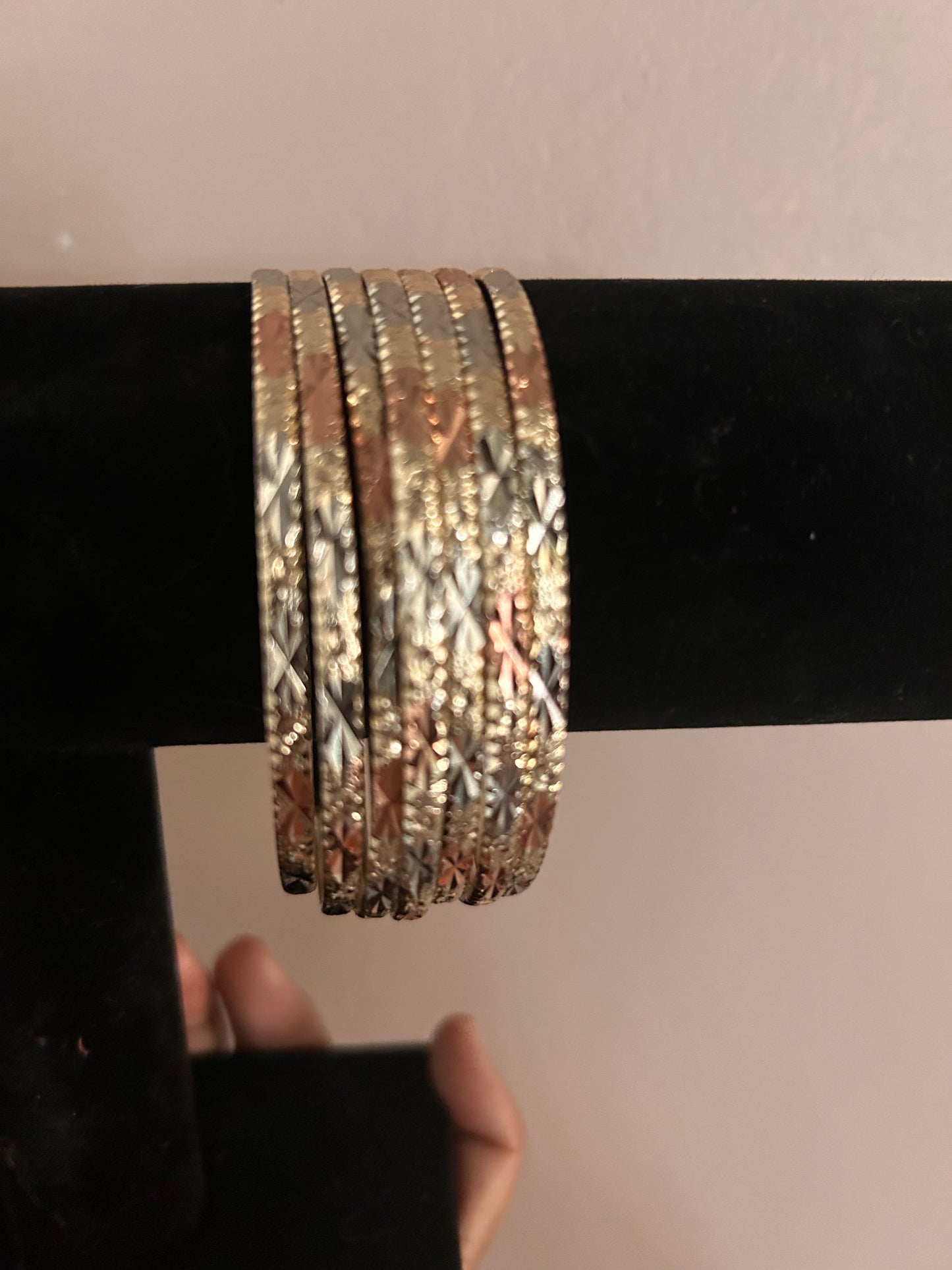 Tri color bangles